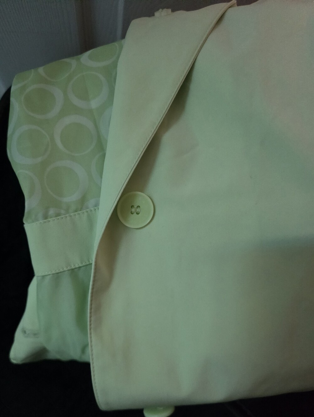 Braetan Coat Womens Key Lime Green Single Breasted Walker Trench Size XL EUC!